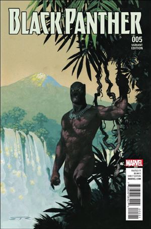 Black Panther (2016) issue 5-B Esad Ribic Cover