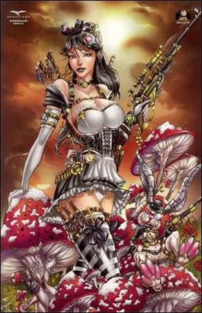 Grimm Fairy Tales Presents Wonderland issue 4-C Jamie Tyndall Wizard World Austin Cover 1/500