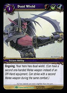 World of Warcraft: Through the Dark Portal (Base Set) card 127 Dual Wield