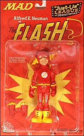 Just-Us League of Stupid Heroes figure 3 Alred E. Neuman as the Flash