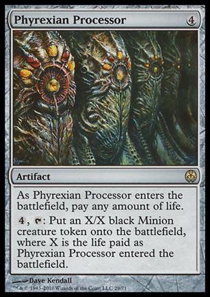 Magic the Gathering: Duel Decks: Phyrexia vs. the Coalition (Base Set) card 29 Phyrexian Processor