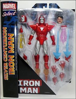 Marvel Select figure 157 Silver Centurion Iron Man
