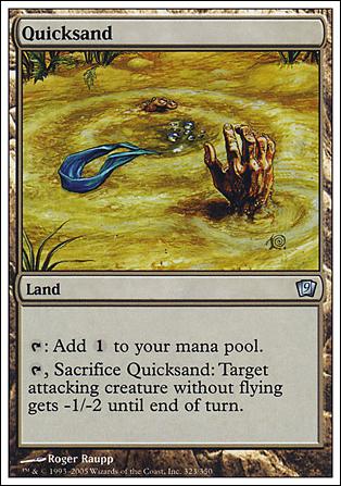 Magic the Gathering: 9th Edition (Base Set) card 323 Quicksand