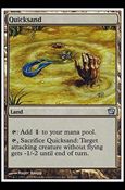 Magic the Gathering: 9th Edition (Base Set) card 323 Quicksand
