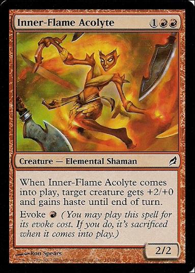 Magic the Gathering: Lorwyn (Base Set) card 181 Inner-Flame Acolyte