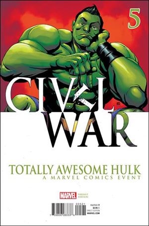 Totally Awesome Hulk issue 5-B Khoi Pham Civil War Cover
