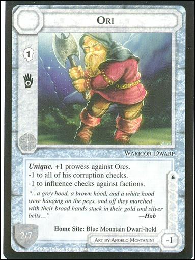 Middle-Earth: The Wizards (Base Set) card 330 Ori