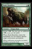 Magic The Gathering: Zendikar (Base Set) card 169 Mold Shambler
