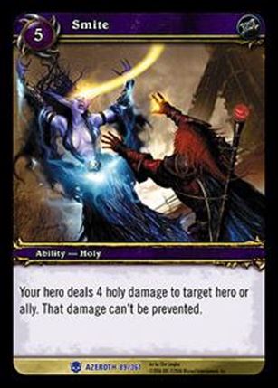 World of Warcraft: Heroes of Azeroth (Base Set) card 89 Smite