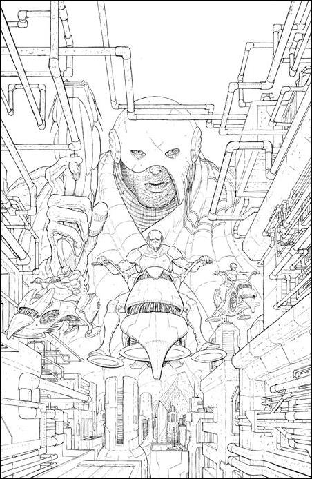 Skin Police issue 1-E Nick Pitarra B&W 1:50 Cover
