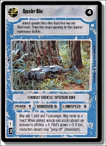 Star Wars: Endor Limited (Base Set) card 172 Speeder Bike