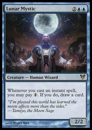 Magic the Gathering: Avacyn Restored (Base Set) card 65 Lunar Mystic