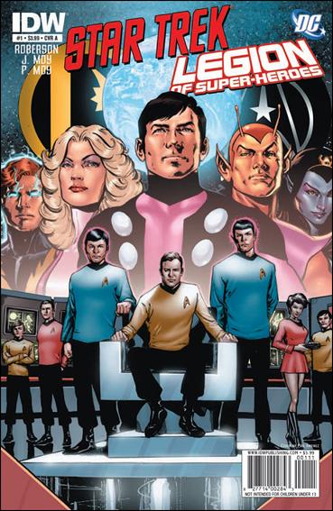 Star Trek/Legion of Super-Heroes issue 1 Phil Jimenez Cover