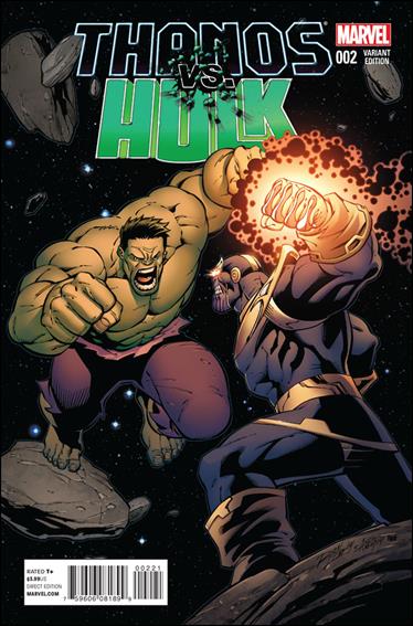 Thanos vs Hulk issue 2-B Ron Lim Cover