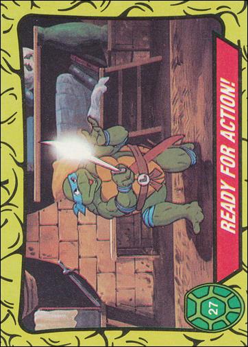Teenage Mutant Ninja Turtles: Series 1 (Base Set) card 27 Ready for Action!