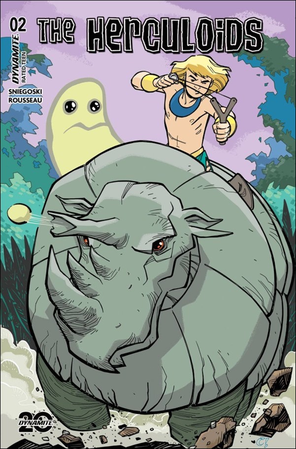Herculoids (2025) issue 2-J Craig Rousseau Development Art 1:10 Cover