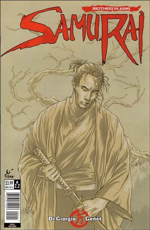 Samurai:  Brothers in Arms issue 2-B Steve Kurth Cover