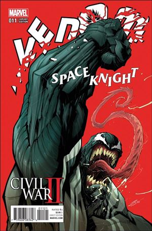 Venom: Space Knight issue 11-B Gerardo Sandoval 1:25 Cover