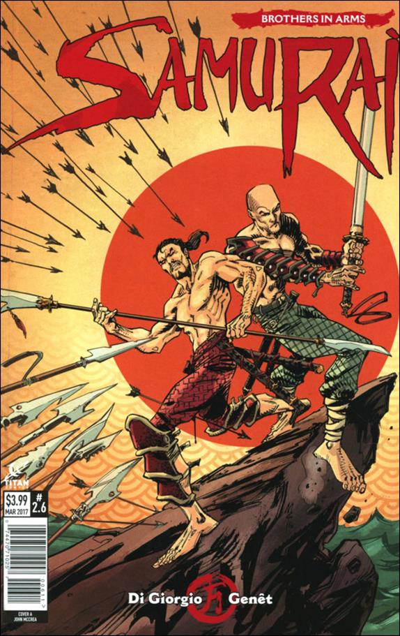 Samurai:  Brothers in Arms issue 6 John McCrea Cover
