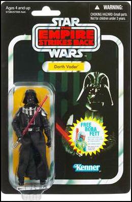 Star Wars: Vintage Collection 3 3/4" Figures figure VC08 Darth Vader (Boba Fett Mail-Away Sticker) ESB Card