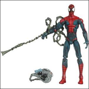 Marvel Universe (Series 2) figure 001-B Spider-Man (House of M Costume) - Loose