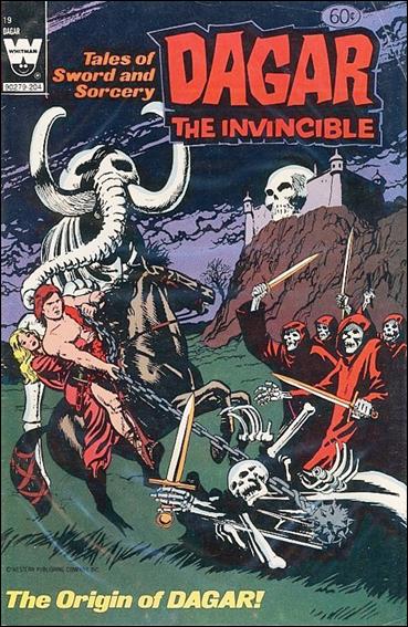 Dagar the Invincible issue 19-B White Logo