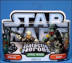 Star Wars: Galactic Heroes figure 8 Boba Fett and Dengar