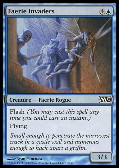 Magic the Gathering: 2013 Core Set (Base Set) card 51 Faerie Invaders