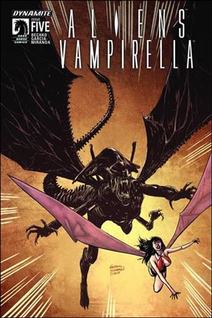 Vampirella/Aliens issue 5 Standard Cover