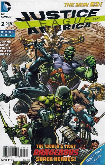 Justice League of America (2013)  issue 2-C Unbagged David Finch Cover Combo Pack