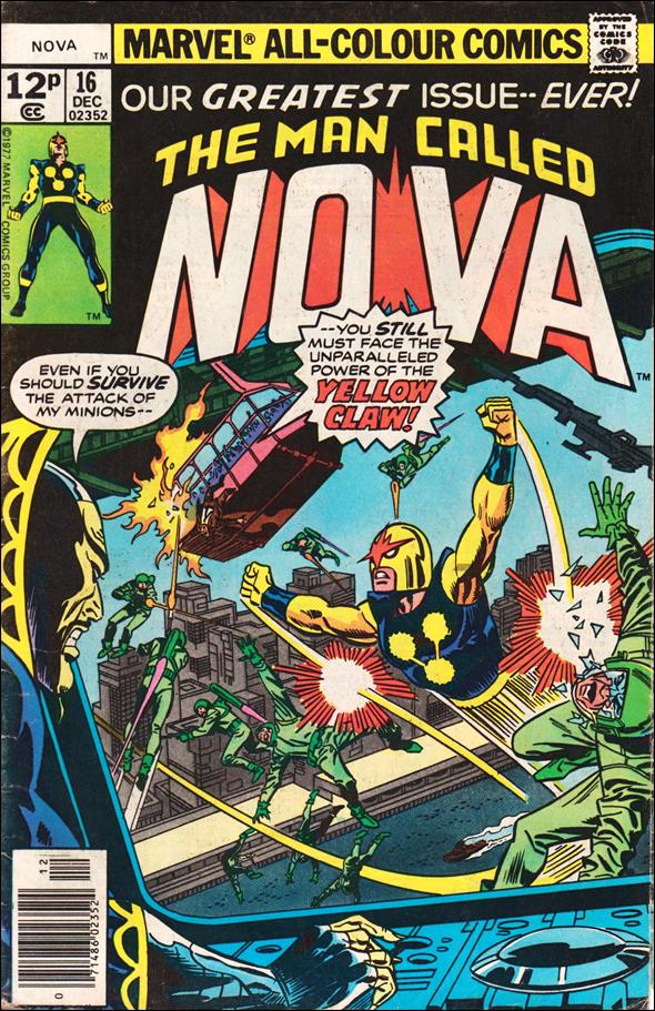 Nova (1976) issue 16-B UK Price Cover