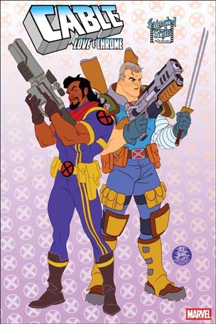 Cable: Love and Chrome issue 2-B Mark Brooks Animated-Style Cover