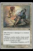 Magic the Gathering: Anthologies (Base Set) card 4 Combat Medic