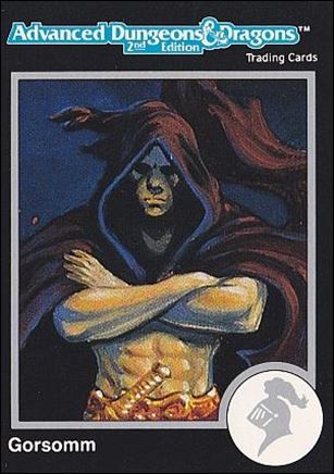 TSR 1991 Trading Cards Premier Edition Factory Set (Base Set) card 85 AD&D - Gorsomm