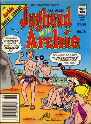 Jughead with Archie Digest Magazine issue 76-B Canadian Price Cover