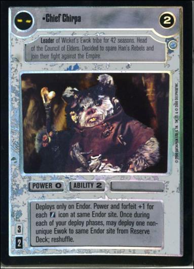 Star Wars: Reflections II: Expanding the Galaxy (Base Set) card 82 Chief Chirpa
