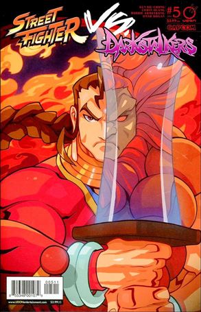 Street Fighter vs Darkstalkers issue 5 Edwin Huang Cover