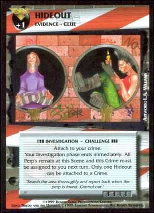 Dredd: The Card Game card 78 Hideout