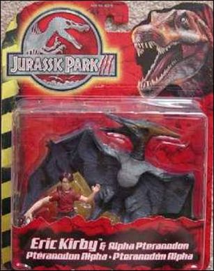Jurassic Park III (Movie) Action Figures figure 5 Eric Kirby & Alpha Pteranodon