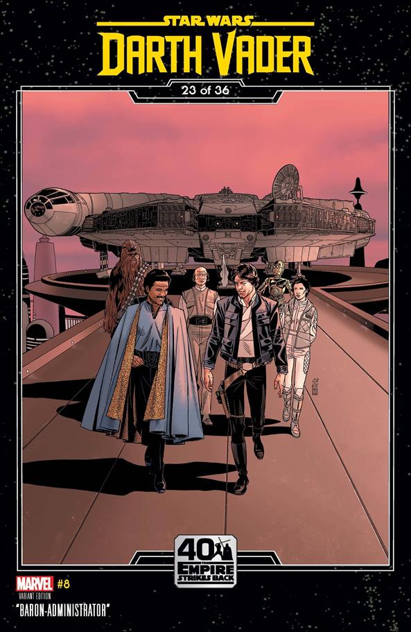 Star Wars: Darth Vader issue 8-B Chris Sprouse Empire Strikes Back Cover