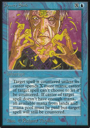 Magic the Gathering: Limited Edition Alpha (Base Set) card 72 Power Sink