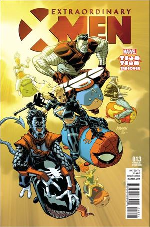 Extraordinary X-Men issue 13-B Dave Johnson Tsum Tsum Cover
