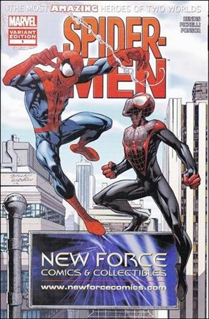 Spider-Men issue 1-MO Mark Bagley New Force Comics Cover 1/500
