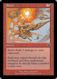 Magic the Gathering: Mercadian Masques (Base Set) card 213 Sizzle