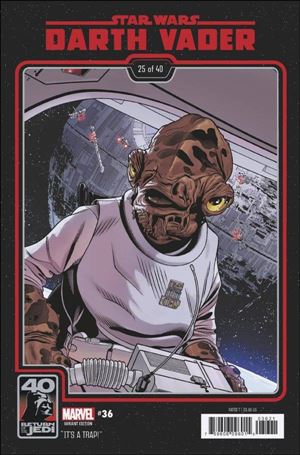 Star Wars: Darth Vader issue 36-C Chris Sprouse ROTJ 40th Anniversary Cover