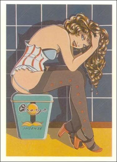 Art of Curves (Base Set) card 34 Orange Incense