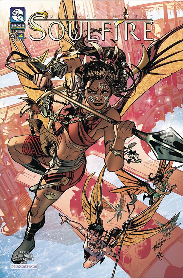 Michael Turner's Soulfire (2019) issue 4 Raffaele Forte Cover