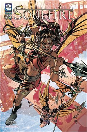 Michael Turner's Soulfire (2019) issue 4 Raffaele Forte Cover