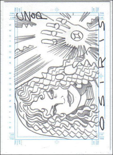 Stargate SG-1: Season 5 (Sketch Subset) card No Number f Osiris 1/200