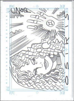 Stargate SG-1: Season 5 (Sketch Subset) card No Number f Osiris 1/200
